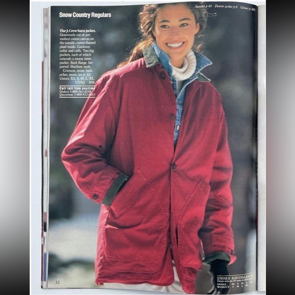 J. Crew Red Utility Jacket - Picture 1 of 16